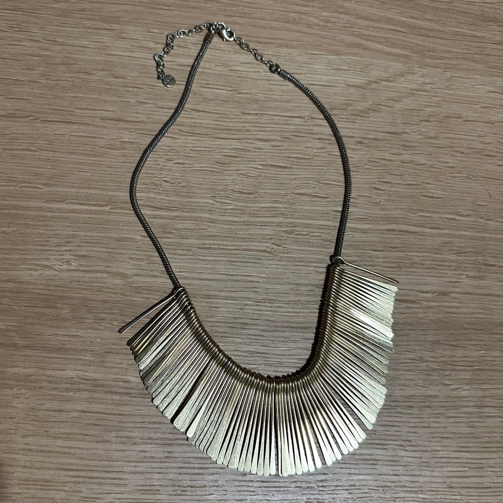 Stella & Dot Essential Fringe Necklace in Gold